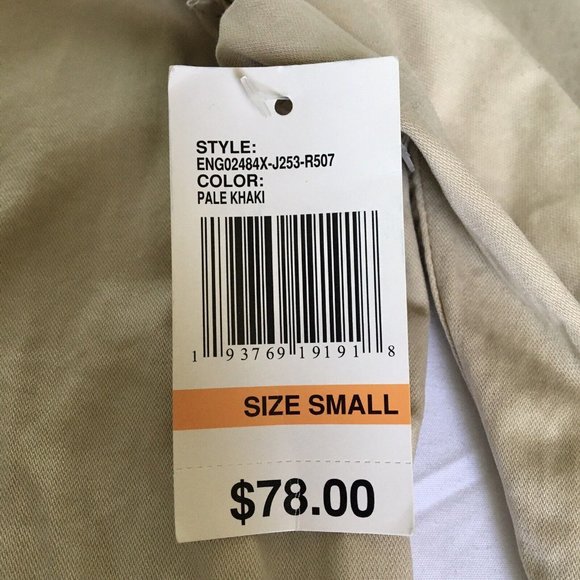 Kensie Jeans Women's Beige Khaki Tan Anorak‎ Jacket Size Small - Picture 11 of 11